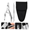 Beaupretty 1Set Nail Clipper Set Manicure Tool Kit for Home Salon Use Curved Nail Trimmer for Ingrown Toenails Durable Easy to Clean view 3
