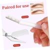 PartyKindom Eyebrow Shaping Kit Trimmer Scissors and Razor Precision Eyebrow Grooming Tools for Women Compact Size for Travel and Shaping view 4
