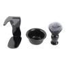Beard Shaving Tool Set | 3pcs Stand/Brush/Bowl for Men | Beard Care & Styling Kit | Sturdy Holder for Shaver & Brush | Special Occasion Present view 1