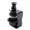 Beard Shaving Tool Set | 3pcs Stand/Brush/Bowl for Men | Beard Care & Styling Kit | Sturdy Holder for Shaver & Brush | Special Occasion Present view 4