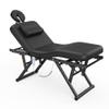 pouseayar Adjustable Massage Table with Face Pillow & Headrest, Sturdy and Solid, Silent and Easy to Adjust - Adjustable Backrest, Electric Leg Lifting, Black view 2