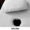 Grey,190 * 70cm(R),LDLCYCN Cotton Massage Table Cover Lash Bed Cover with Face Hole Spa Massage Bed Cover with Skirt Full Wrap Beauty Salon Bedskirt with Elastic Band Massage Sheet Bed Cover view 4