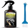 Mremolix Universal Efficient Electric Razor Cleaner Spray, 9.15oz Electric Shaver Cleaning Solution, Blade Cleaner with Brush - Cleans Blades, Eliminates Cut Hair, Lubricating and Rust Prevention view 1