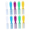 DEARMAMY 10pcs Nail Cleaning Brushes Long Handle for Fingernail and Toenail Care Versatile Manicure Tools Random Colors for Cleaning Hands Feet and Household Use Random Color view 1