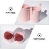 OATIPHO Makeup Brush Organizer Bucket Compact Pu Cosmetics Tool Holder for Travel and Home - Design Space-saving for view 3