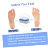 VALICLUD 6pcs Double Sided Stone Remover Foot Board Brushes for Dead Skin Lightweight Pumice Tools with Efficient Massage Effect Convenient for Home Travel Random Color view 3