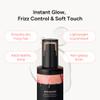 BANANAL 2-in-1 Perfumed Hair Oil & Serum - Korean Hair Care with Moroccan Argan Oil for Dry Damaged Hair, Anti-Frizz Glass Hair Shine, 12 Amino Acids, Paraben-Free, Peach Floral Musk, 3.38 fl oz view 2