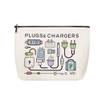 Charger Cosmetic Makeup Bags Travel Toiletry Bag Charging Cable Organiser Bag Chargers Makeup Pouch for Purse Charger Cables Storage Bags Travel Accessories for Women Birthday Christmas Gifts view 1