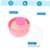 Healvian 2Pcs Body Powder Puff Container Dusting Powder Box for Travel Use Compact and Refillable Design for Loose Powder Talc Powder Storage view 3