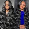 13X6 HD Lace Front Wig Brazilian Body Wave Human Hair Pre-Plucked With Baby Hair 180% Density Natural Color Remy Hair Wig view 1