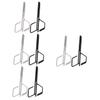 OATIPHO 8pcs Manual Nose Hair Scissors Stainless Steel Trimming Tools for Eyebrow Beard Facial Hair Grooming Portable Lightweight for Daily Use view 1