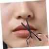 OATIPHO 8pcs Manual Nose Hair Scissors Stainless Steel Trimming Tools for Eyebrow Beard Facial Hair Grooming Portable Lightweight for Daily Use view 4