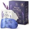 8 Pack Lavender Steam Eye Mask for Dryness, Puffiness, Strain & Relaxation, Heated Eye Mask for Sleep & Travel, Self-Heating & Disposable Warm Compress, Travel Essentials, Relaxation Gifts for Women view 1