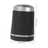 USB Rechargeable Portable Shaver for Men, Mini Black Travel Razor view 2