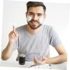 USB Rechargeable Portable Shaver for Men, Mini Black Travel Razor view 3
