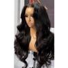13X4 HD Lace Front Wig 100% Human Hair Body Wave 360 Transparent Lace Wig With 4X4 Closure Pre-Plucked Hairline 180% Density Natural Color view 1