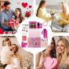 Makeup Kit, 26-Piece Eyeshadow Set, Lip Gloss Collection, Makeup Brush Tools, Sturdy Portable Smudge Proof Cosmetics for Stage Theater Photoshoot Travel Dance Events view 4