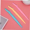 DEARMAMY 24pcs Material Eyebrow Razor Manual Razor for Both Women Men Easy Storage Eyebrow Trimmer Minimalist Design Colour Mixture Grooming Tool view 2