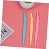 DEARMAMY 24pcs Material Eyebrow Razor Manual Razor for Both Women Men Easy Storage Eyebrow Trimmer Minimalist Design Colour Mixture Grooming Tool view 3