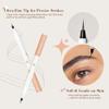 Light Grey Eyebrow Pencil for Older Women, Gray Eyebrow Pencil for Women with Ultra Fine Precision Tip, Microblading Eyebrow Pen, Hair-Like Strokes,Sweatproof YES.EYE DO (Grey Mist-Light Gray) view 2