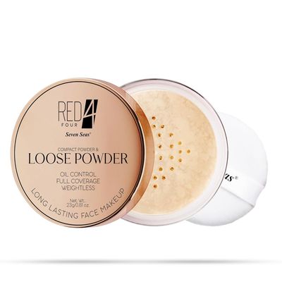 Compact Powder & Loose Powder, Oil Control, Full Coverage, Weightless, 23g (Skin, 23G)