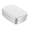 CONGARTENO 3pcs Wear-Resistant Aluminum Soap Box Portable Multi-Functional Storage Case for Travel Food-Grade Soap Holder for Bar Cosmetics and Samples Leak Design view 4
