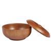 Beavorty 2 pcs Wooden Shaving Bowl with Lid for Men Practical Shaving Soap Container present for Male Friends for Home and Barber Shop Use view 2