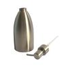 MAGICLULU Empty Stainless Steel Refillable Liquid Soap Container Shampoo Bottle Convenient Hand Pump Dispenser for Lotion and Shower Gel Silver view 4
