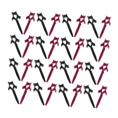 PACKOVE Hairdressing Clip Collection Hot Clip Styling for Hair Perm Curlers Hair Salon Tools Grip Sectioning