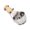 Men Grooming Kit | Stainless Steel Grooming Brush & Bowl Set | Portable Grooming Accessories for Home/Travel/Salon | Rustproof & Sturdy view 4