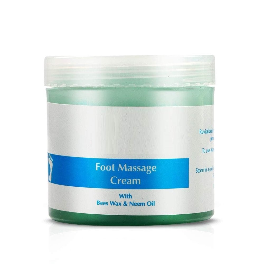 AM Foot Massage Cream, Improve Skin Tonicity & Keep Odor Away with Bees Wax and Neem Oil for Nourishing Feet,100ml