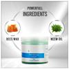 AM Foot Massage Cream, Improve Skin Tonicity & Keep Odor Away with Bees Wax and Neem Oil for Nourishing Feet,100ml view 3