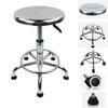 Adjustable Stool, Stainless Steel Stool, Heavy Duty Round Work Stools, Stainless Steel Material, Designed Ergonomics, Non-Slip Foot Pads, Silver for Meeting Living Room (C - Lifting Height 60-84CM) view 1