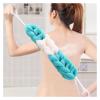 1pc Back Scrub Towel for Men and Women - Decontamination Bath Towel with Bubble Ball for Foaming Wash(Pink White) view 3