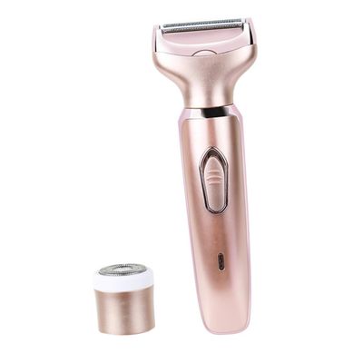 DEARMAMY Rechargeable Removal Device for Women 2-in-1 Bikini Trimmer Body Hair Shaver Waterproof Easy to Clean Painless Hair Cutter for Home Use