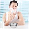 OATIPHO Stainless Steel Shaving Bowl Lid Men's Soap Cup for Foaming Shaving Cream for Home Use Random Style view 4
