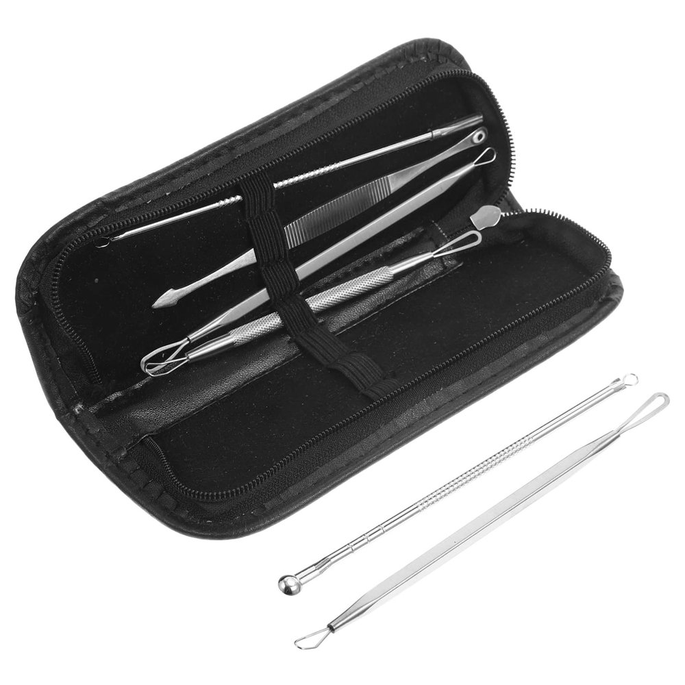 OATIPHO 1 Set Professional Tool Portable and Reusable for Easy Blackhead and Pimple Extraction and Convenient for Home Use