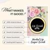 0.35oz Lip Sugar Scrub Herbal Natural Essential Oils Exfoliating Balm Polish Scrubber for Men Women Smoked Dry Dark Chapped Lips to Lighten Pigmentation Dead Skin Tan Removal (10 gm) (Beetroot) view 4