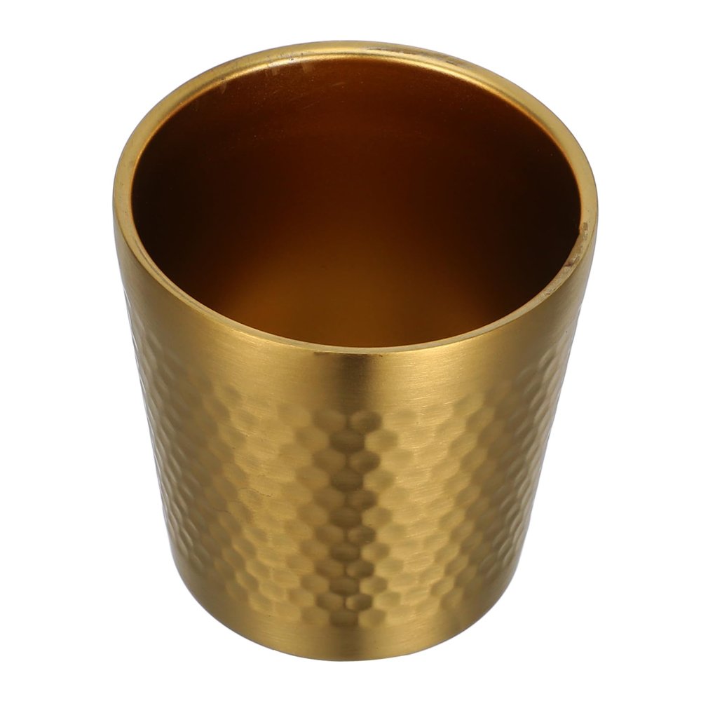 Gogogmee Stainless Steel Shaving Bowl for Men Reusable Shave Bowl with Stylish Hammered Design for Daily Use Enhances Lathering Efficiency and Grip Shaving Supply Bathroom Decor