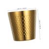 Gogogmee Stainless Steel Shaving Bowl for Men Reusable Shave Bowl with Stylish Hammered Design for Daily Use Enhances Lathering Efficiency and Grip Shaving Supply Bathroom Decor view 2