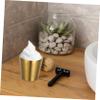 Gogogmee Stainless Steel Shaving Bowl for Men Reusable Shave Bowl with Stylish Hammered Design for Daily Use Enhances Lathering Efficiency and Grip Shaving Supply Bathroom Decor view 4