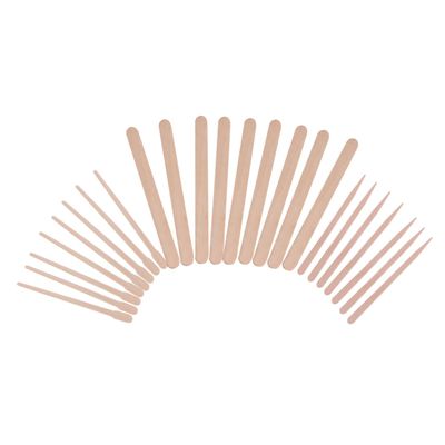 Multifunctional Wax Applicator Hair Removal Sticks 600Pcs Wooden