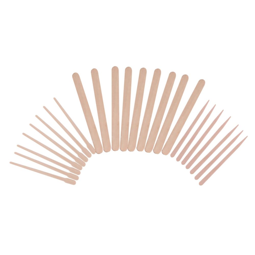 Multifunctional Wax Applicator Hair Removal Sticks 600Pcs Wooden