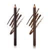 2 Pack 24 hr Waterproof Eyeliner Double Sharpenable Eye Pencil, 2 in 1 Eyeliner and Eyebrow Pencil, No Smudging, Fading, Smooth and Easy to Color (02#+03#) view 1