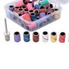 150 Pcs Nail Sanding Rings | High - grade Sand Stone for Electric Nail Drill | Dead Skin & Callus Reducer/Home Pedicure Kit | Includes Mandrel Bit view 4