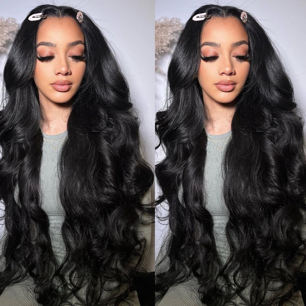 Alipearl Body Wave Lace Front Wigs Human Hair Pre Plucked Pre Cut Glueless Wig 7x5 HD Transparent Lace Frontal Wigs Human Hair for Black Women 200 Density 22 Inch