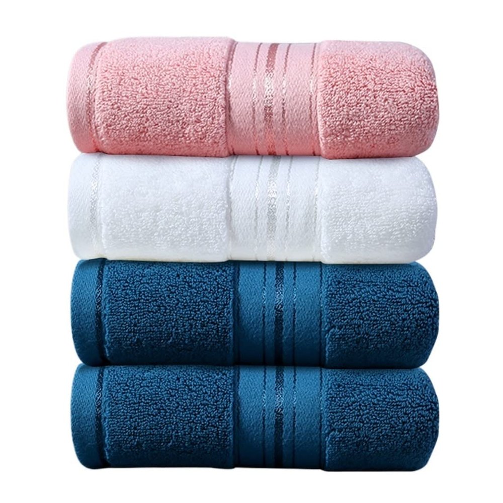 58GXCAAMOT Towel wash a face Home Bath Suction Water Soft face Towel Female Dry Hair Quick Dry Wipe her face (A 3ps 34x75cm)