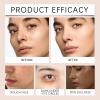 2 in 1 Foundation Stick Lightweight Double Head Natural Concealer Highlighting Foundation Make Up Stick with Brush (01) view 2