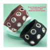 Women Hollow Out Eyelets Elastic Headband,Stretchy Casual Hair Accessory for Girls,Studded Headband Punk Style Rivet (NO.4, One size) view 3