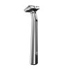 Interchangeable Blade Double Razor All-Metal Shaver For Women And Men With 10 Stainless Steel Single-Edge Blades (Silver) view 3